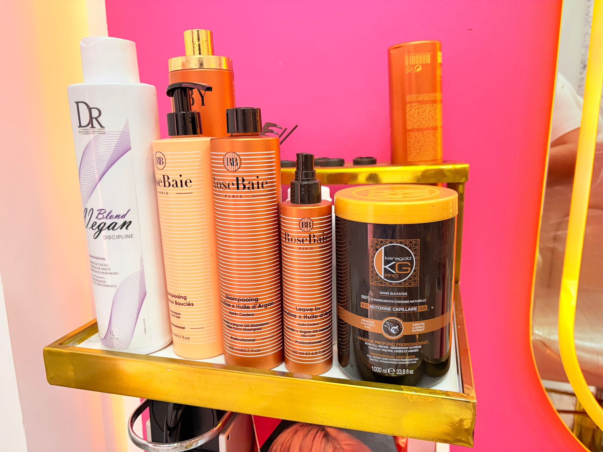 Produits capillaires premium salon